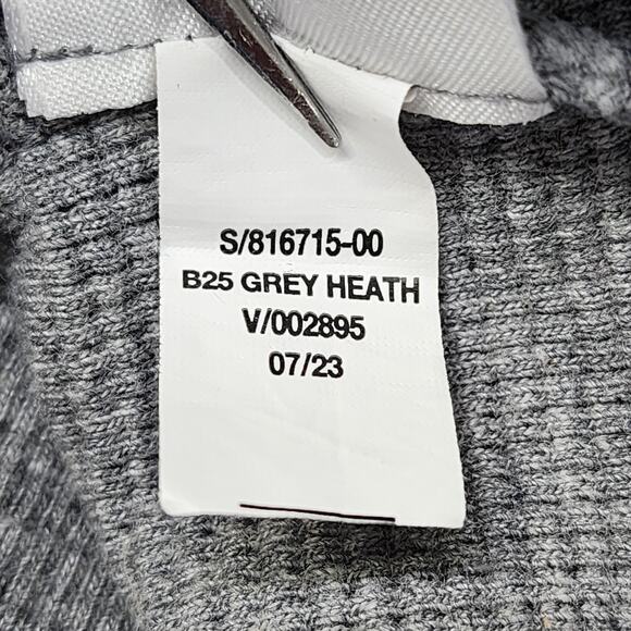 Gap Hoodie Mens XXL Gray Waffle Knit Pullover Kangaroo Pocket Causal Thermal - Picture 4 of 8